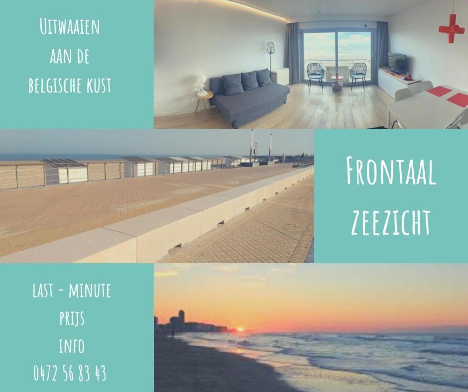 Studio Zwembad Met Frontaal Zeezicht Ostend Exterior photo