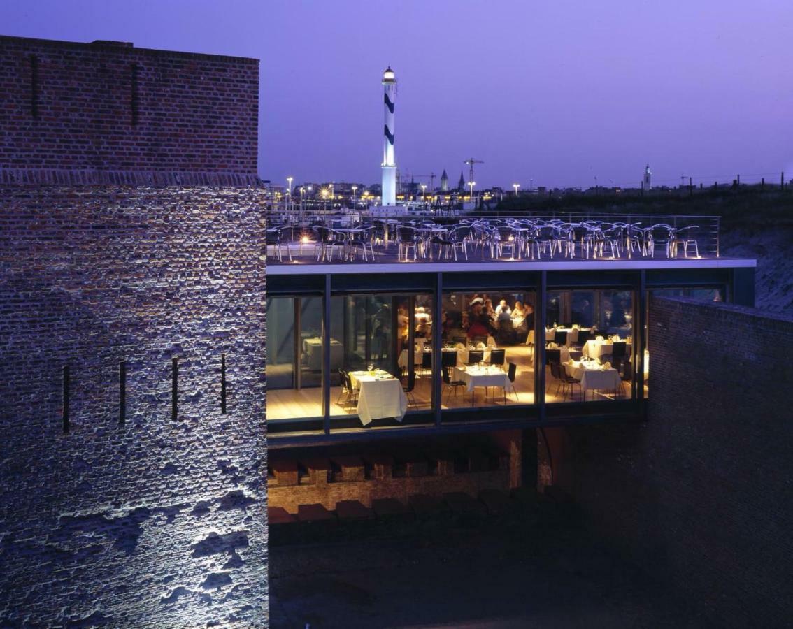 Studio Zwembad Met Frontaal Zeezicht Ostend Exterior photo